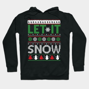 let it snow ugly christmas sweater Hoodie